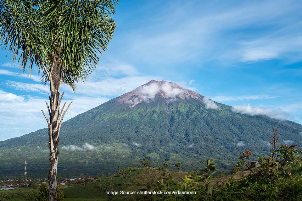 3 gunung paling tinggi di Indonesia