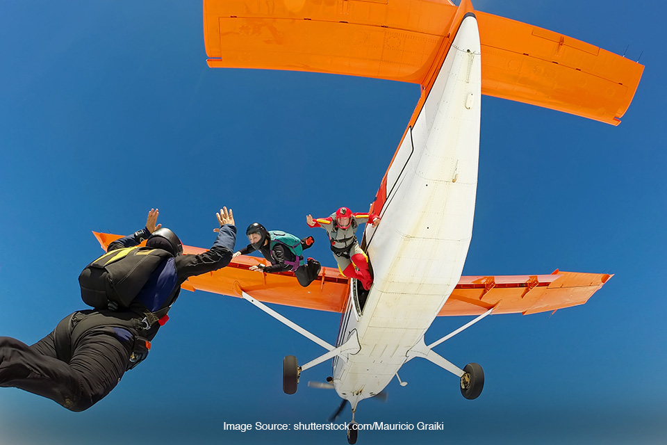 proses Skydiving