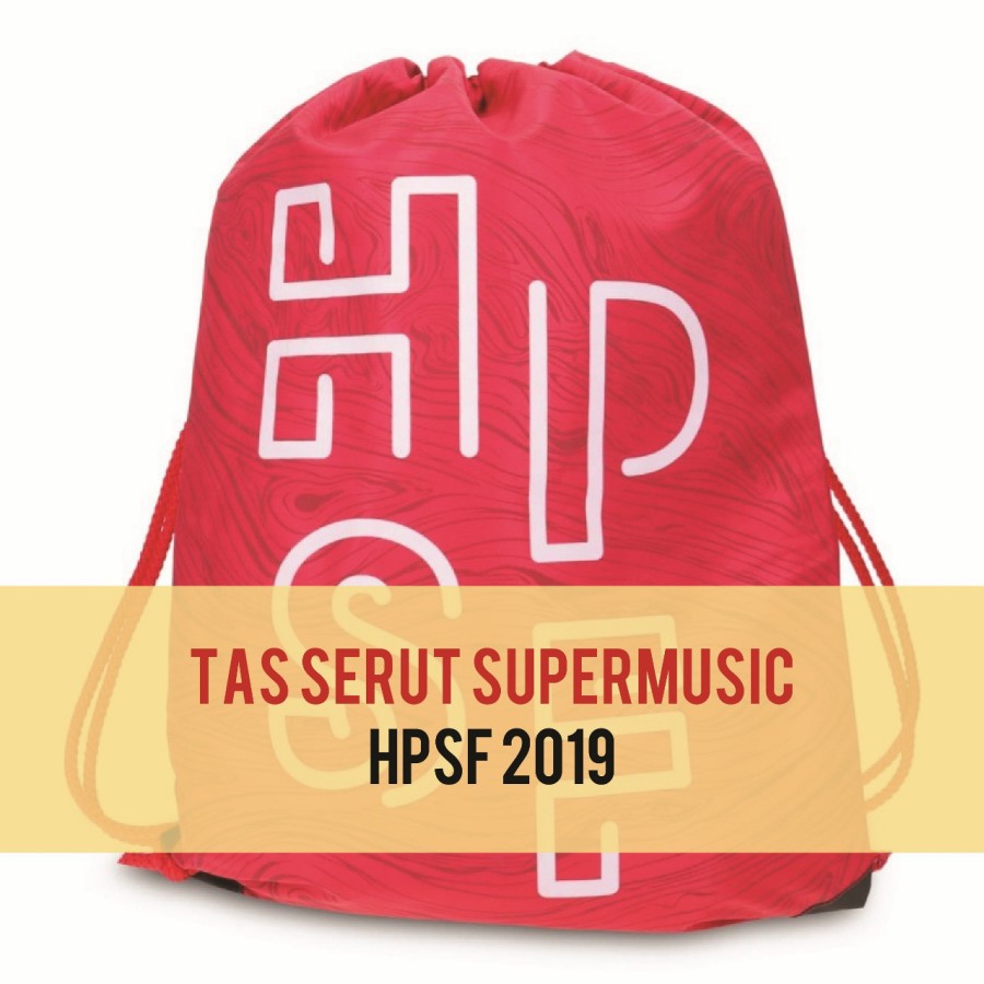 image DRAWSTRING BAG Supermusic Event DRAWSTRING BAG - HPSF 2019`