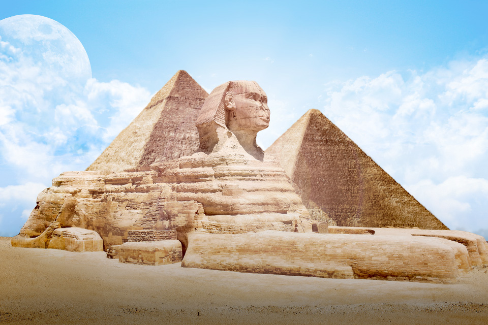 Patung sphinx menjadi ikon negara
